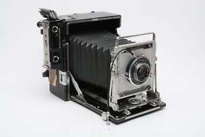 Graflex Crown Graphic 4x5 camera w/Optar 135mm f4.7 lens, tested, accurate, nice