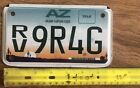 *License Plate, Arizona, Motorcycle, The Grand Canyon State, RV 9 R4G
