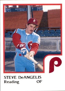 1986 Reading Phillies ProCards #7 Steve DeAngelis Dana Point California CA Card