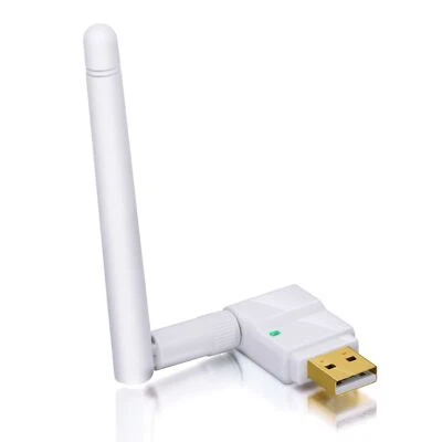 CSL 300 Mbit/s USB 2.0 WLAN Stick / Dongle abnehmbarer Antenne Wifi Stick Weiß - Bild 1 von 3
