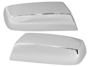 For 2014 - 2019 SIERRA SILVERADO Chrome Mirror Cap Set Passenger and Driver Side - Picture 1 of 9