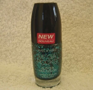 Color de uñas wet n wild***MEGA ROCKS***GLITTER #493C SLAP THE BASS~~0,42 fl oz~NUEVO - Imagen 1 de 12