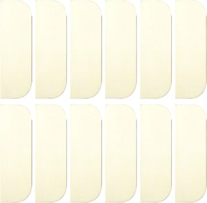 12PCS 3.5 Inch Hinge Repair Kit - Wooden Door Hole Cover & Filler Plates - Picture 1 of 12