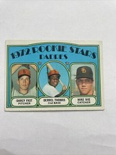 1972 Topps - 1972 Rookie Stars #457 Darcy Fast, Mike Ivie, Derrel Thomas (RC)