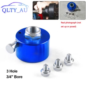1 Set Blue Steering Wheel Quick Release Disconnect Hub 3/4" Shaft Size Aluminum - Picture 1 of 12