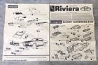 Vintage ‘68 AMT 1968 Buick Riviera Model Car Kit 1/25 Scale INSTRUCTIONS ONLY