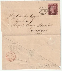 1866 EXETER SMALL DIAM CRESWELL DUPLEX & SUB PO CHAGFORD TO H OAKLEY K X STATION - Picture 1 of 2