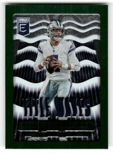 2023 Donruss Elite #TW-2 Dak Prescott Title Waves Green Dallas Cowboys - Picture 1 of 2