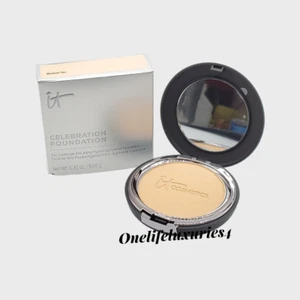 IT COSMETICS CELEBRATION FOUNDATION SHADE MEDIUM TAN 0.3OZ 9 g NEW Fresh 2023 - Picture 1 of 7