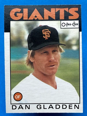 1986 O-Pee-Chee Dan Gladden #336 - Image 1 of 2