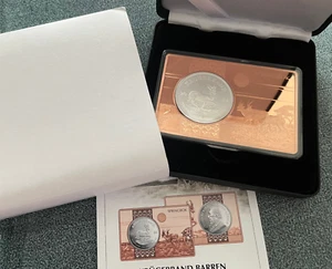 Südafrika 2024, 1 Unze 999 Silber, "Springbock", in 3 Oz.-Kupferbarren, stgl. - Bild 1 von 7