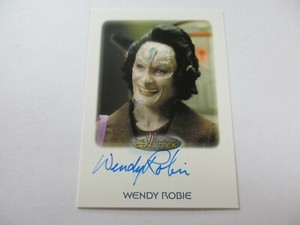2021 Women of Star Trek Art and Images WENDY ROBIE WOST Autograph Card &