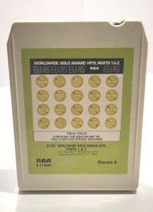 Elvis Presley Elvis' Worldwide Gold Award Hits Parts 1 & 2 8-track - Picture 1 of 5