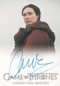 Game of Thrones Iron Anniversary 1, Carice Van Houten Full Bleed Autograph Card