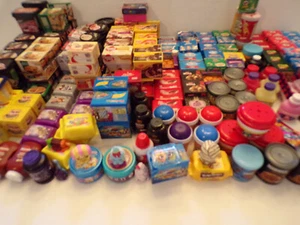 Comida de marca Shopkins Real Littles ~ 1" miniatura ~ 6 piezas aleatorias ~ cara feliz en caja - Imagen 1 de 12