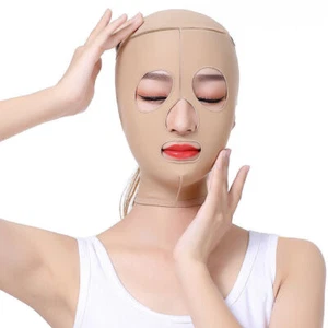 Lifting Firm Face Strap Facial Double Chin Slim Strap Anti-Wrinkle Anti-Aging - Picture 1 of 9