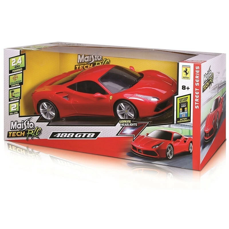 Auto Radiocomando Ferrari 488 Gtb Cm 56 Maisto 821335 - Immagine 1 di 1