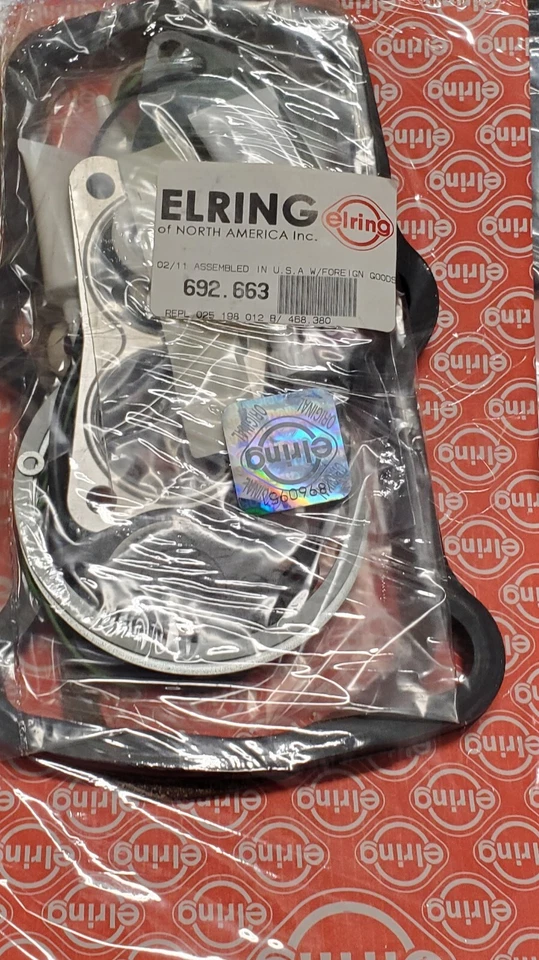 Volkswagen Transporter Elring Engine Cylinder Head Gasket Set 692.663 025198012B - Image 1 of 1