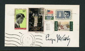 US Senator Eugene McCarthy Signed Autograph Signature on Cover 1969 March 1 USA - Picture 1 of 2