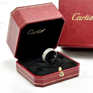 Cartier Signature Love Ring Box Red Travel Case Empty Box - Picture 1 of 5