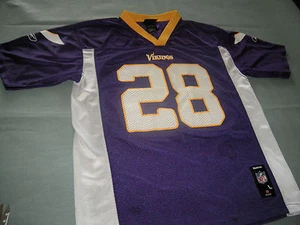 MINNESOTA VIKINGS ADRIAN PETERSON FOOTBALL-Trikot Large 14-16 Jungen - Bild 1 von 2
