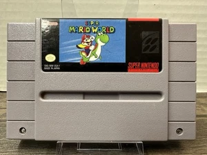 Super Mario World (Super Nintendo SNES, 1991) SNES Tested - Picture 1 of 6
