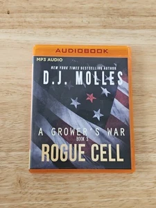 Rogue Cell A Growers War Book 3 by DJ Molles Audiobook MP3 Audio CD Sci-Fi VG - Picture 1 of 4