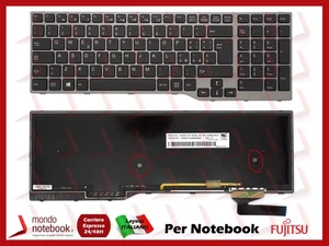 Tastiera Retroilluminata Italiana FUJITSU LifeBook E753 E754 E756 E554 E556 - Zdjęcie 1 z 1