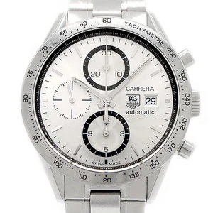 TAG Heuer Carrera Calibre 16 Chronograph CV2017 Date 100m SS Men Automatic - Picture 1 of 5