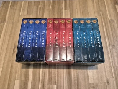 Friends - Season 1 2 3 (VHS, 2002, 12-Tape Set) TV Series - Image 1 of 4