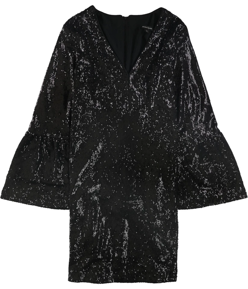 Vestido de Coquetel Feminino Nanette Lepore Lantejoulas, Preto, 12 - Imagem 1 de 1