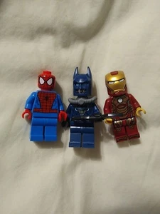 LEGO Marvel Super Heroes Spider-Man Minifigure Spider Man, Batman, Ironman - Picture 1 of 1