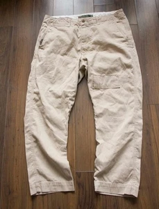 Ralph Lauren Distressed Military Patches Pants  Size 34x26  Brown *54DG0707p - Picture 1 of 10