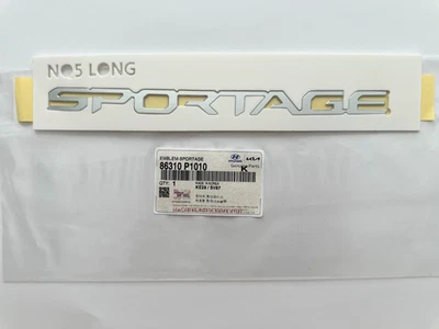 ПОДЛИННЫЙ OEM «SPORTAGE» задний задний задний борт эмблема 86310-P1010 для 23-25 KIA Sportage - Изображение 1 из 2