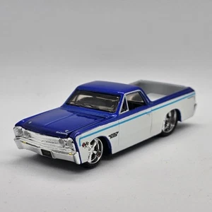 2005 Maisto Intl Pro Rodz Pro Touring '67 Chevrolet El Camino 1:64 blau weiß - Bild 1 von 9