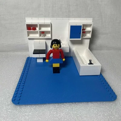 Juego de baño Lego Homemaker 265-1 vintage 1974 sin caja ni pegatinas Foto 1 de 4