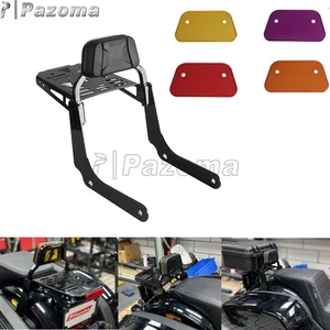 Fit Softail FLDE FLSL FXBB FXST18-25 Low profile SissyBar Kit w/Luggage Backrest - Picture 1 of 26