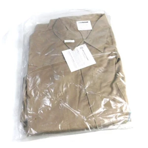 NEW Lakeland NC070FRC20-4X 4XL 100% Cotton Flame Resistant Khaki Coveralls - Picture 1 of 6