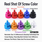 M3.5 * 7 Flat Head Knurled Screw Driver Screw, Colored Aluminum Alloy With Steps