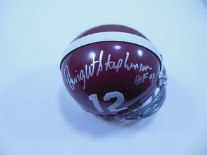 DWIGHT STEPHENSON SIGNED ALABAMA CRIMSON TIDE MINI HELMET HOF 1998 - Picture 1 of 1