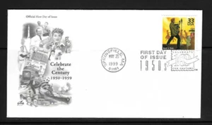 USA  SC # 3187m Rock ' n Roll  -Celebrate The Century- FDC . Artcraft - Picture 1 of 1
