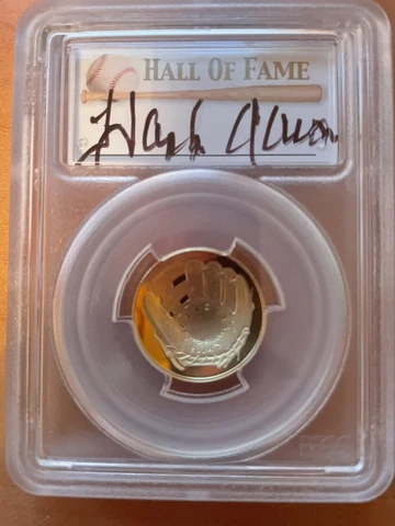 2014w gold HANK AARON MLB ALL CENTURY $5 PCGS PR70 Baseball HOF! ONLY 5 EXIST!!! Cover