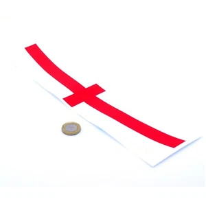 England St Georges Flag Helmet Visor Sunstrip Sticker Motorcycle England Bike - Picture 1 of 1