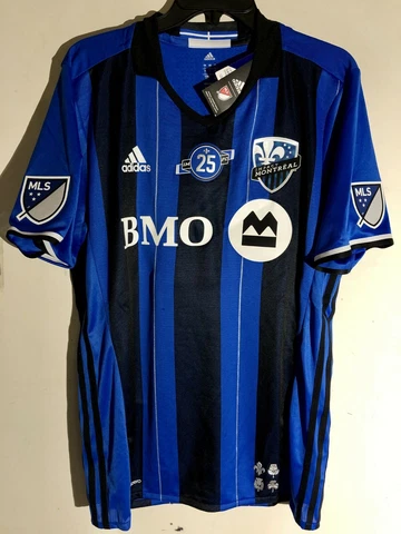 Adidas Authentic MLS Jersey Montreal Impact Team BLUE sz S Cover