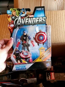 Marvel Avengers Super Shield Captain America 4" inch figure Comic Series NEW #01 - Picture 1 of 2