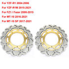 For Yamaha YZF R1  YZF-R1 2004-2006 04 05 06 Pair Wavy Front Brake Discs Rotors