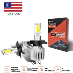 2PCS H4/HB2/9003 D9 LED Bulbs Cool White Low Beam Conversion Kit For Escape 0104 - Bild 1 von 12