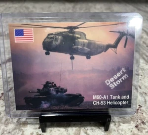 Desert Storm 1991 DSI M60-A1 Tank and CH-53 Helicopter - Picture 1 of 2