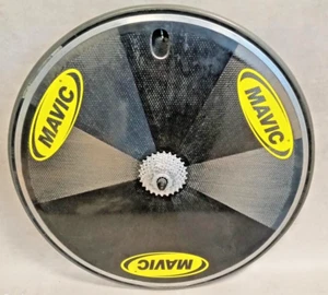 ROUE ARRIERE LENTICULAIRE MAVIC COMETE 10 VITESSES 700 A PNEU ( OCCASION ) - Photo 1 sur 3