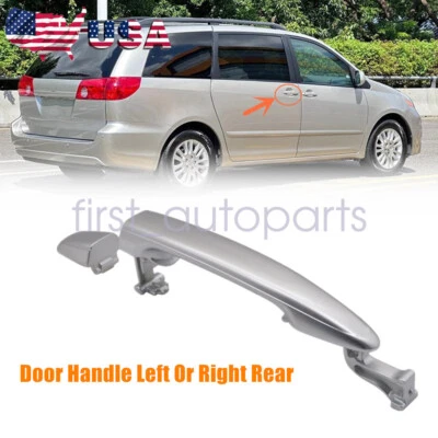 For 04-10 Toyota Sienna Outside Exterior Sliding Door Handle Left Or Right Rear - Image 1 of 4